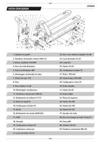 Esquema de peças paleteira transportadora WORKER