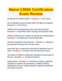 CRMA Certification Exam Review: Roles, Responsibilities, and Infection Control