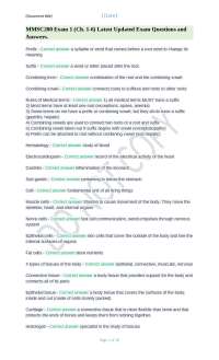 Medical Terminology: Rules, Tissues, and Cells