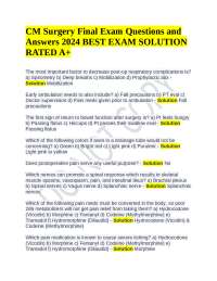 Postoperative Complications and Diagnosis: A Comprehensive Exam Review