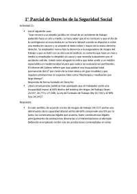 Parcial derecho de la seguridad social ubp