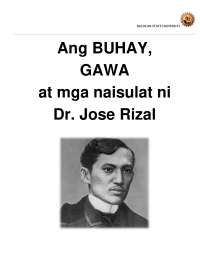 Kabanata 1 Jose Rizal