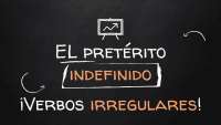 O pretérito indefinido - verbos irregulares