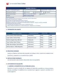 Examen parcial objetivos de desarrollo sostenible