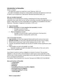 Damages for Breach of Contract and Tort