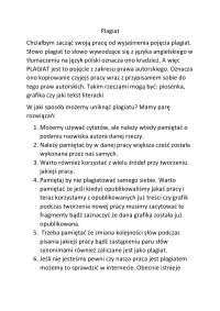 referat o plagiacie s