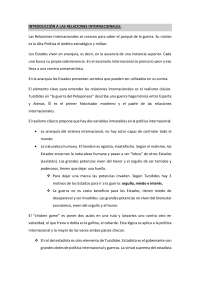El Realismo Clásico y la Anarquía del Sistema Internacional