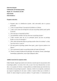 Preguntas psicologia juridica