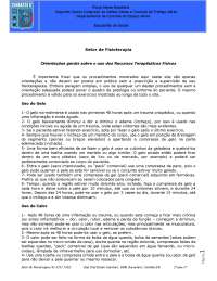 Fisioterapia frequência
