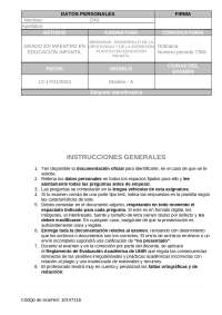 Examen unir desarrollo de la creatividad