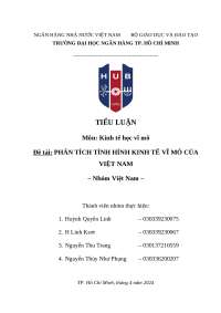 Kinh tế vĩ mô của Việt Nam