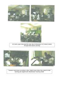 Document used ias MOVs for teachers training