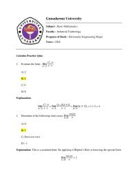 Gunadarma Searching & Sorting Algorithm Quiz