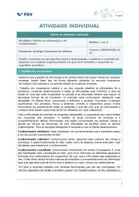 Gestão da Informação