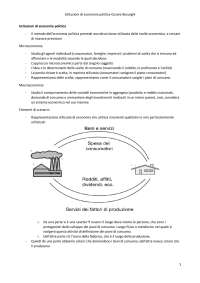 Appunto del primo semestre di Economia politica (Merzoni)
