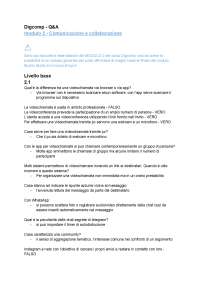 Digcomp - MODULO 2 - Comunicazione e collaborazione