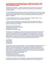 TNCC 10TH EDITION EXAM 3 LATEST VERSIONS (VERSION A & B) COMPLETE 200 QUESTIONS AND CORREC