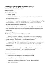 Psicofisiologia dei Comportamenti Devianti - L'anatomia della violenza