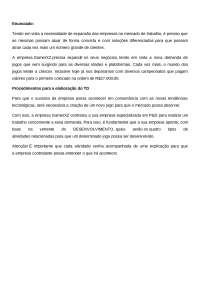 GESTAO ESTRATEGICA DE PESSOAS