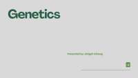 Genetics: Secrets of Inheritance and Variation