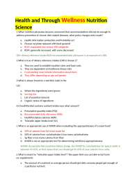 Nursing Women's health final exam questions with answers