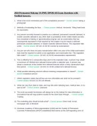 2024 Permanent Makeup VA PMU DPOR All Exam Questions with Verified Answers.