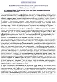 Apuntes de la Transición (temas 12 y 13) de historia de España de 2º de Bachillerato.