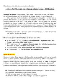 Mes forets Hélène Dorion analyse