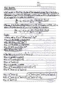 Differential Equations