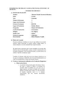 El Millon test es un inventario clínico que tiene múltiples objetivos (Millon, 1993).