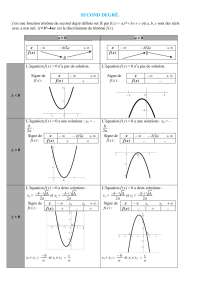 Maths résumé de l'année de première spécialité