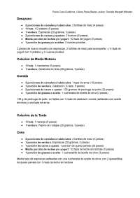 Food maps - plan nutricio