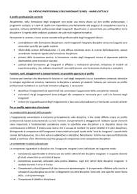 Sul profilo professionale dell'insegnante - Mario Gattullo