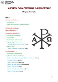 Archeologia cristiana e medioevale (a.a. 2023/24)