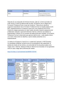 Rúbrica para evaluar una investigación educatiVa