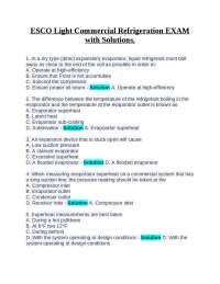 ESCO HEATING 208 QUESTIONS WITH 100%CORRECT SOLUTIONS 2024 LATEST UPDATED GRADED A+.