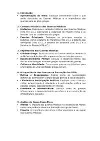 As Guerras Médicas e a Formação das Pólis Gregas