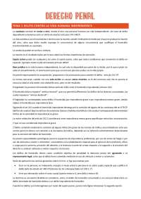 Apuntes Derecho Penal Parte Especial de Francisco Javier Paino