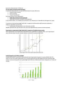Dispense Economia Internazionale corso avanzato prof. Imbruno