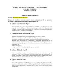 Nómina de Pago: Preguntas y Respuestas sobre Contabilidad