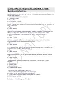 IAHCSMM CER Progress Test (Mix of all 4) Exam Question with Answers.