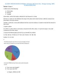 [LATEST UPDATE] MATH 110 Module 1-10 Exams with Answer Key - Portage Learning | 100% GUARA