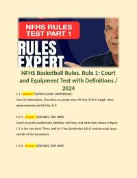 Basketball Court Dimensions and Equipment Rules
