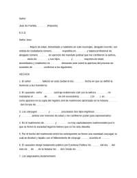 Solicitud de apertura de proceso de sucesión - Prof. Gutiérrez
