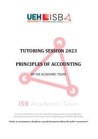 Accounting Principles and Financial Statements