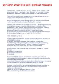 BCP EXAM QUESTIONS WITH CORRECT ANSWERS