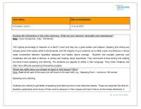 I to I assignment 7 IELTs
