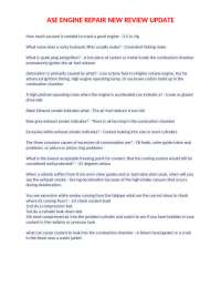 ASE ENGINE REPAIR NEW REVIEW UPDATE