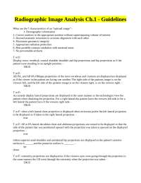 Radiographic Image Analysis Ch.1 - Guidelines