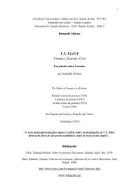 Ensaios de ts eliot livro